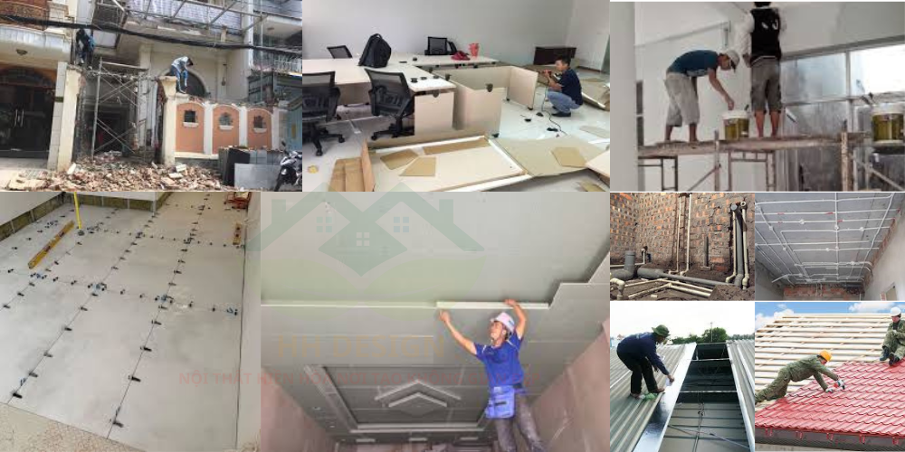 Hạng mục thi công sữa chữa nhà
